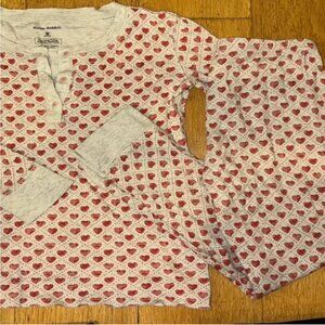 Roller Rabbit Kids Pajama Set - Heather with Hearts